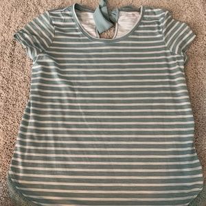 Lauren Conrad Shirt with Lace & Tie Back details